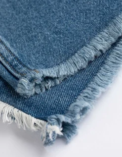 Jeans - Hoge taille - blauw