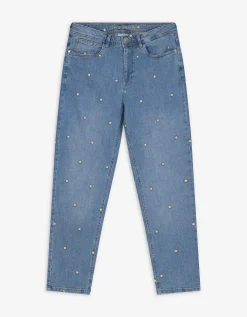 Jeans - Mom Fit - blauw