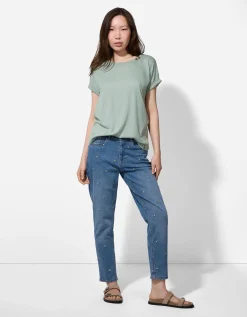 Jeans - Mom Fit - blauw