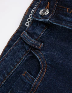 Jeans - Mom Fit - donkerblauw