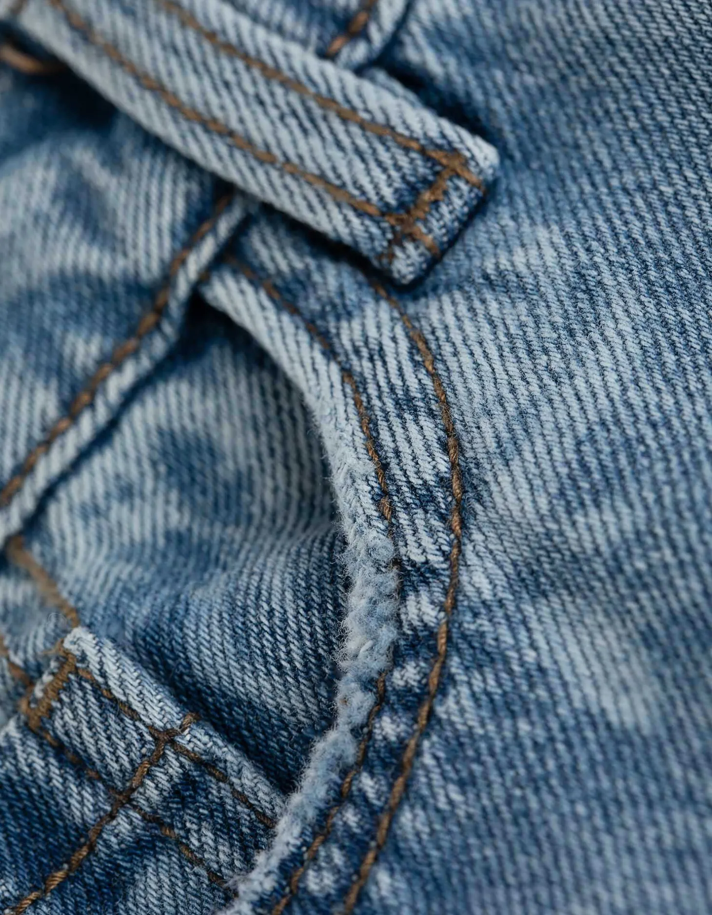 Jeans - Motief all-over - lichtblauw