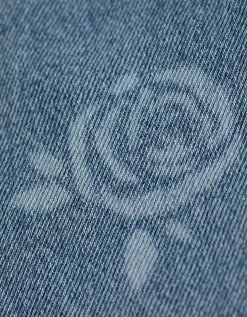 Jeans - Motief all-over - lichtblauw