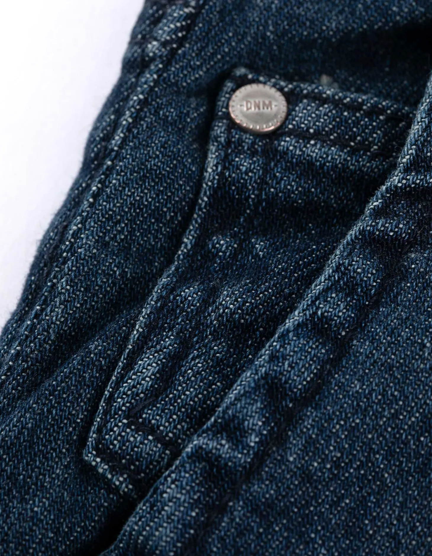 Jeans - Plooi - donkerblauw