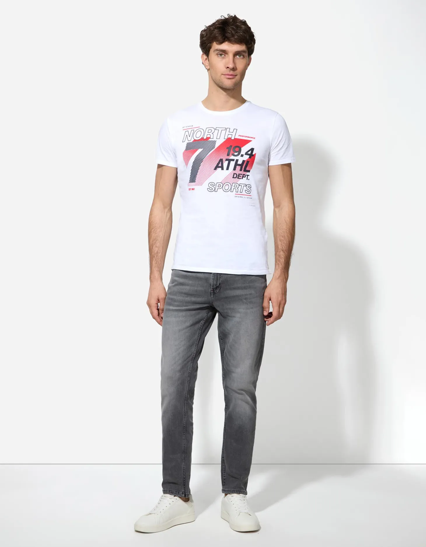 Jeans - Slim fit - grijs