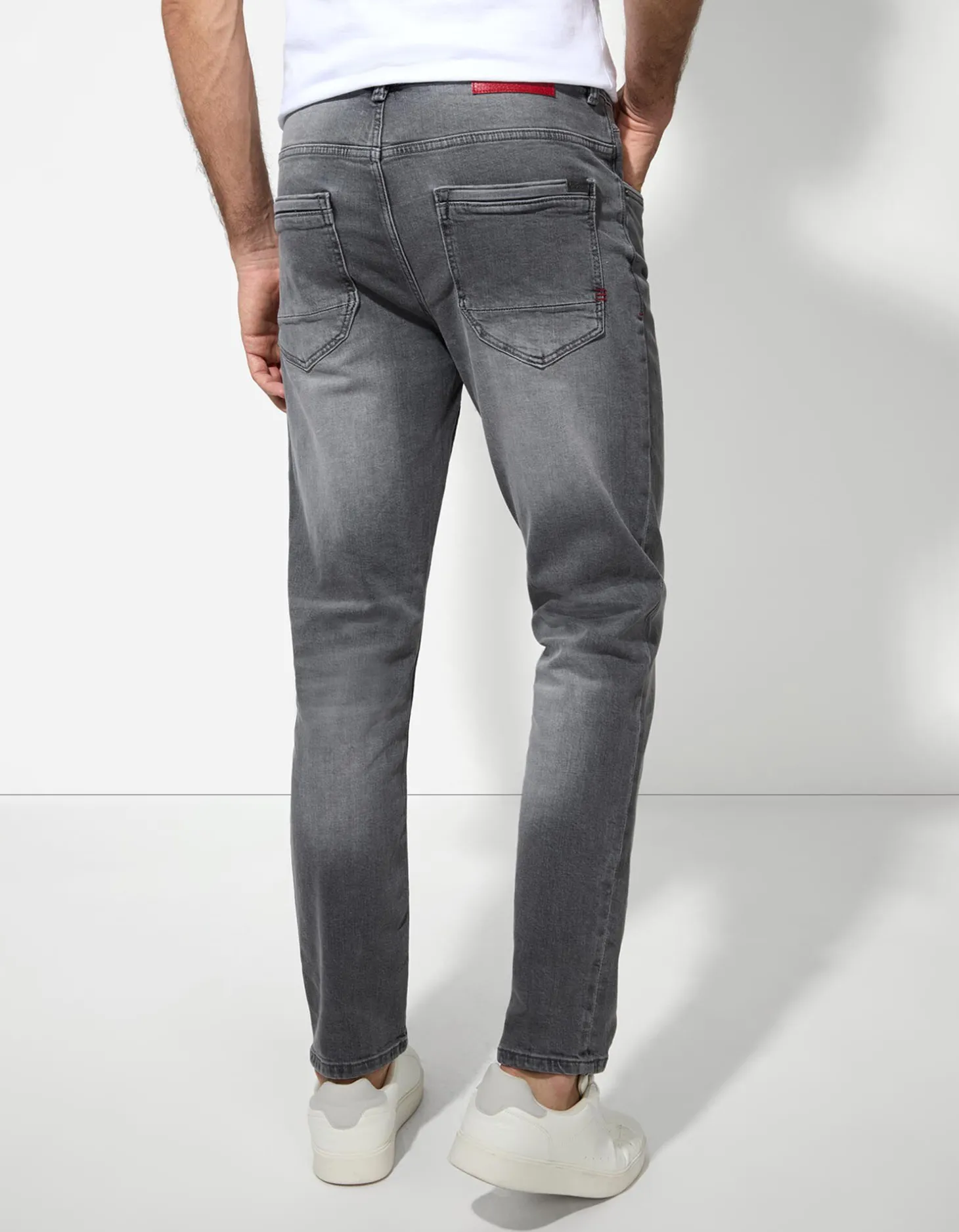 Jeans - Slim fit - grijs