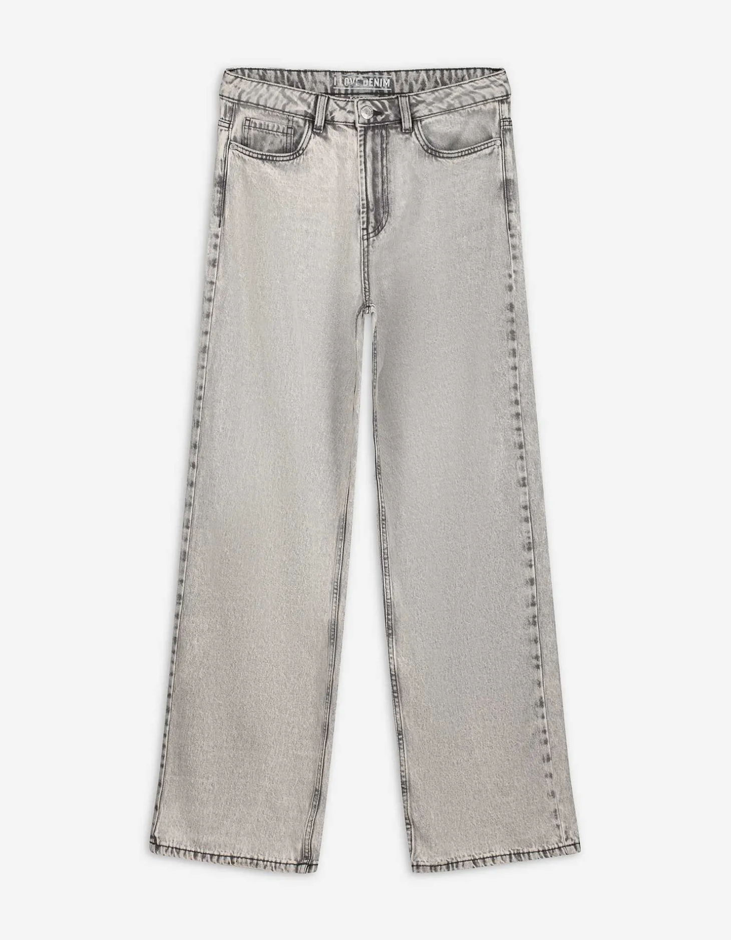 Jeans - Straight fit - grijs