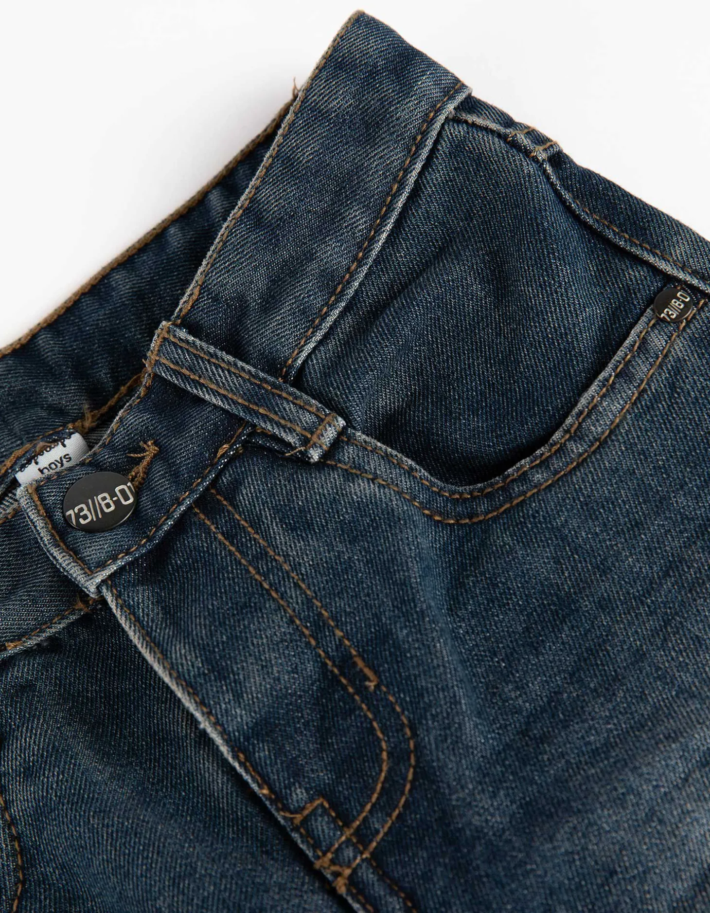 Jeans - Waseffecten - donkerblauw