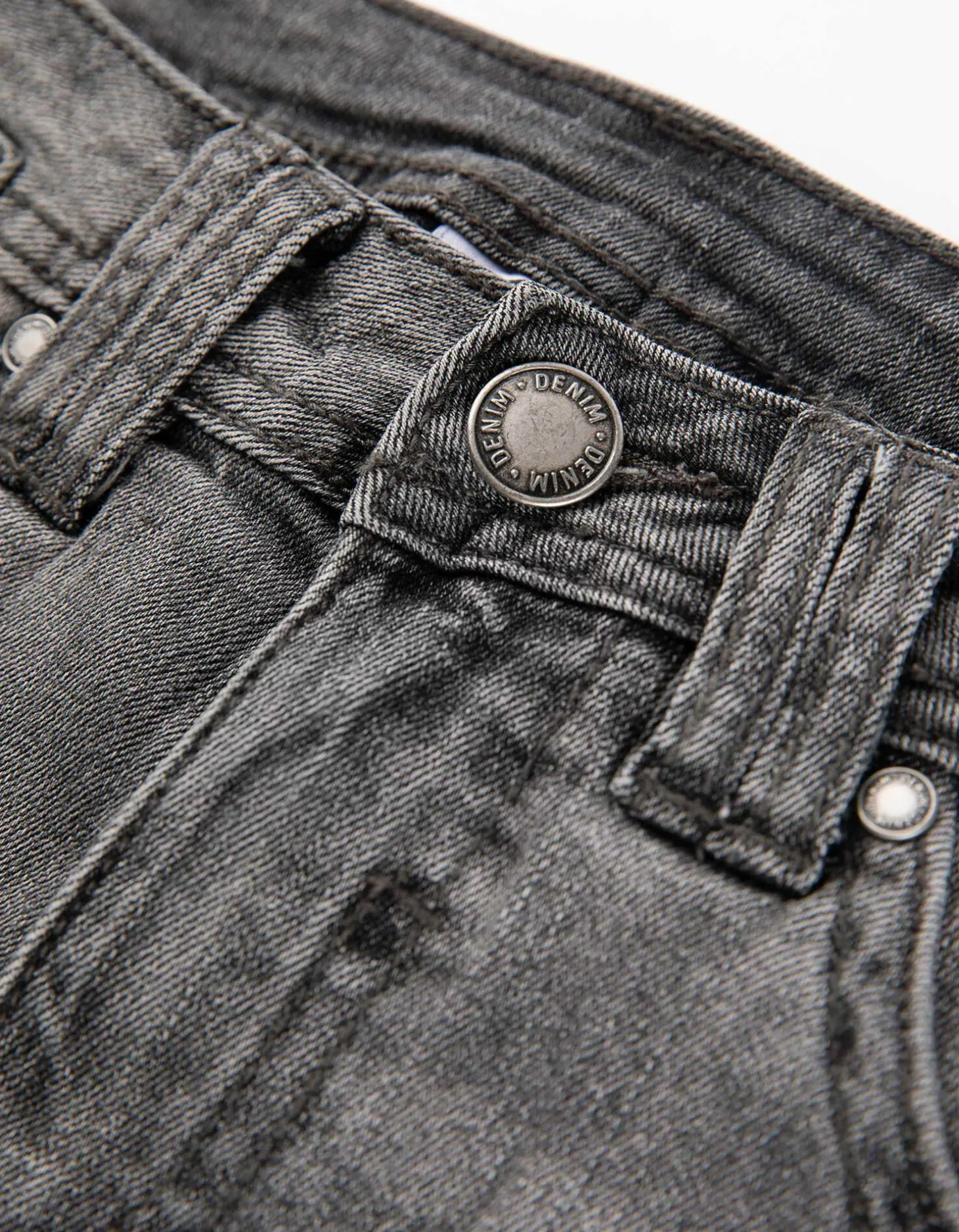 Jeans - Waseffecten - grijs