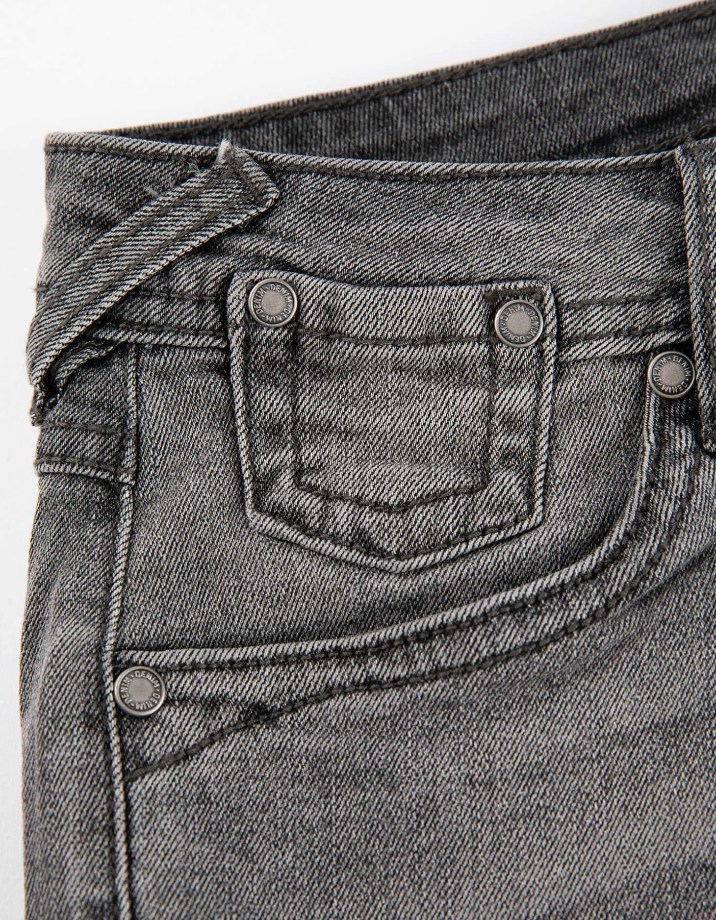 Jeans - Waseffecten - grijs