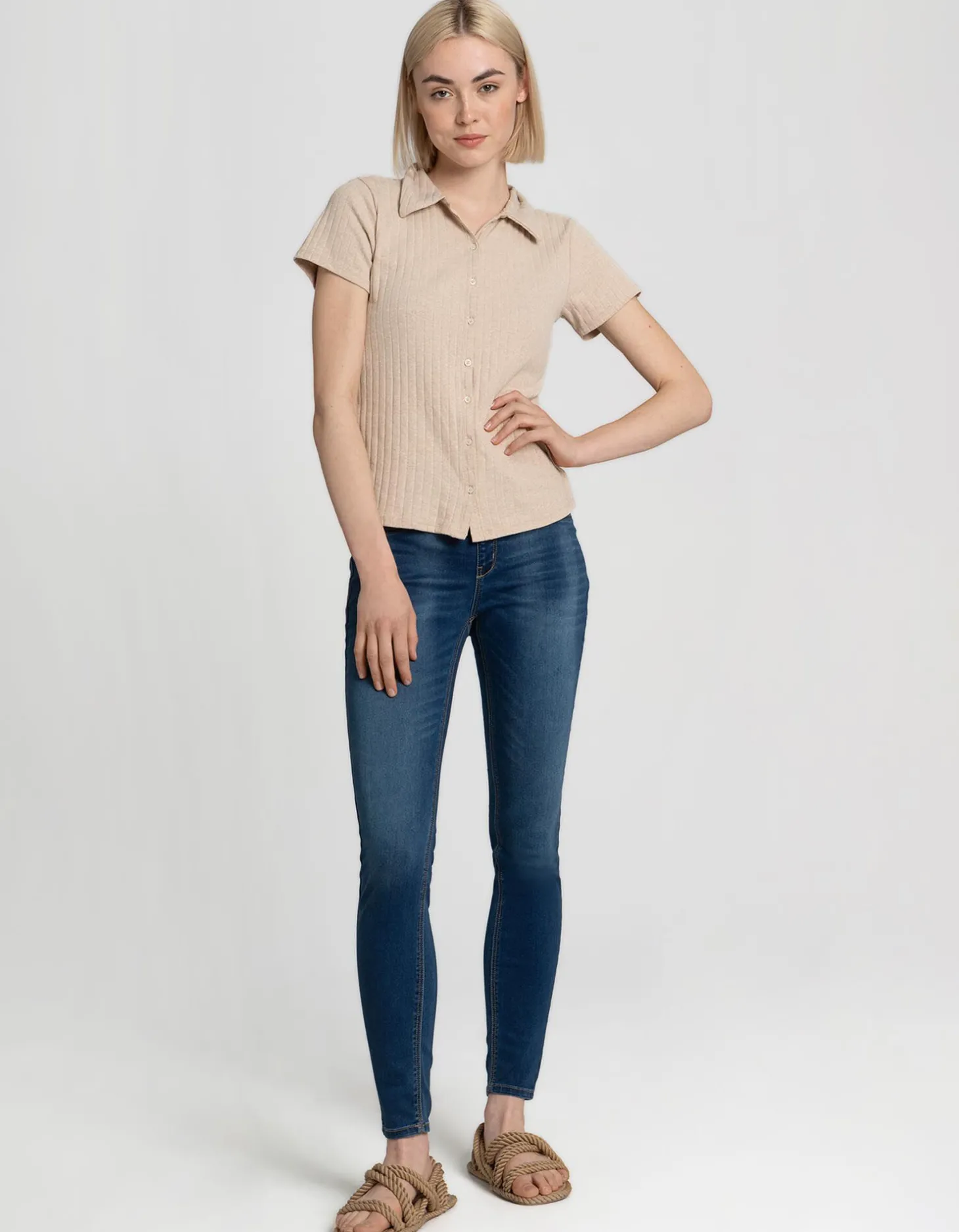 Jegging - Skinny fit - blauw