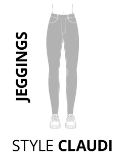 Jegging - Skinny fit - blauw