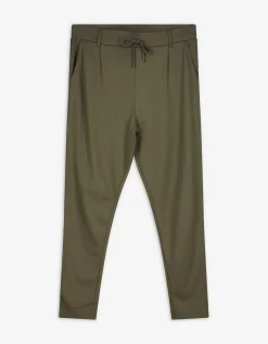 Jogger pants - Koord - donkergroen