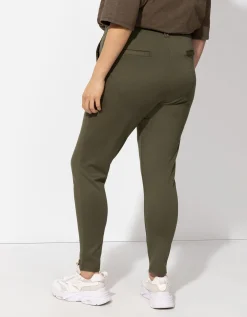 Jogger pants - Koord - donkergroen