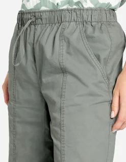 Jogger pants - Wide fit - donkergroen