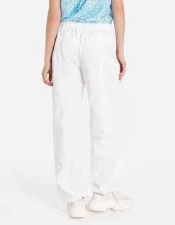 Jogger pants - Wide fit - wit