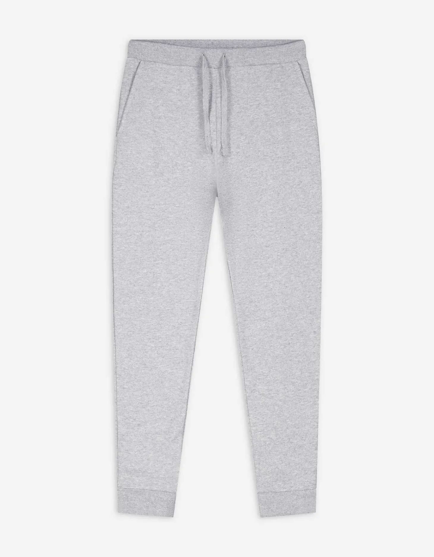Joggingbroek - Koord - lichtgrijs