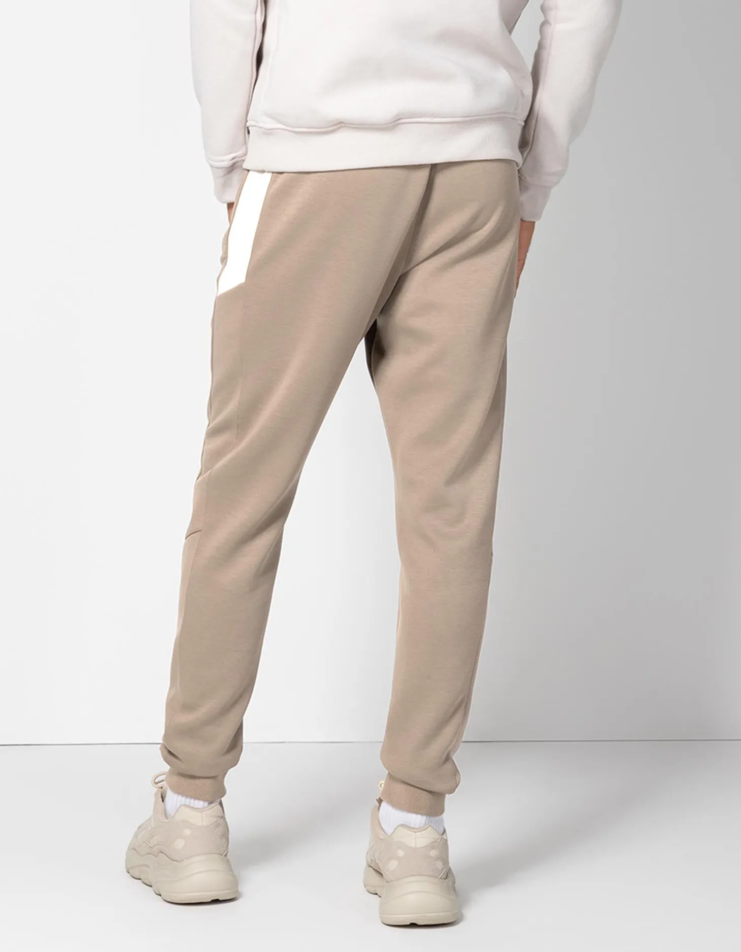 Joggingbroek - Relaxed fit - lichtbruin