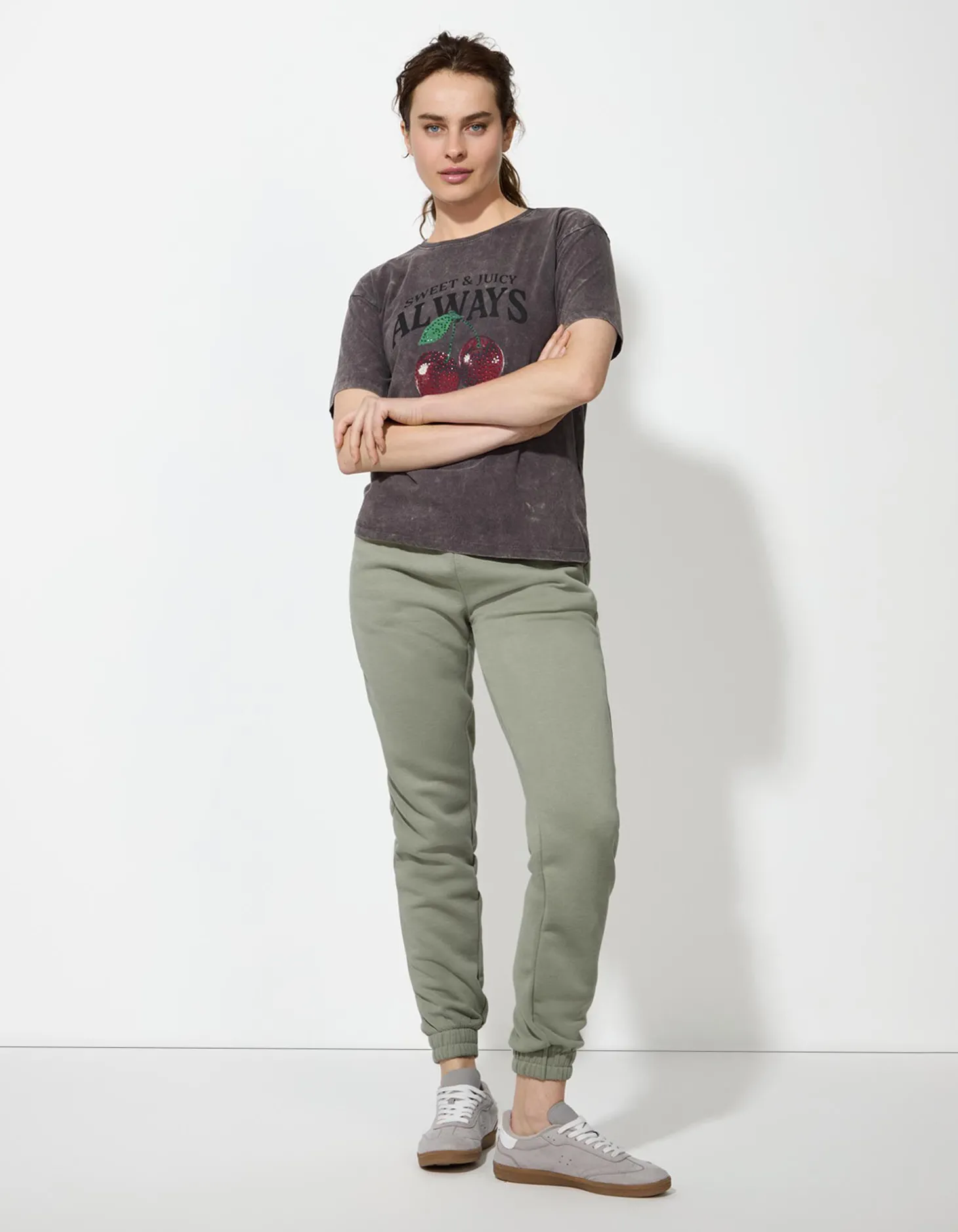 Joggingbroek - Relaxed fit - lichtgroen