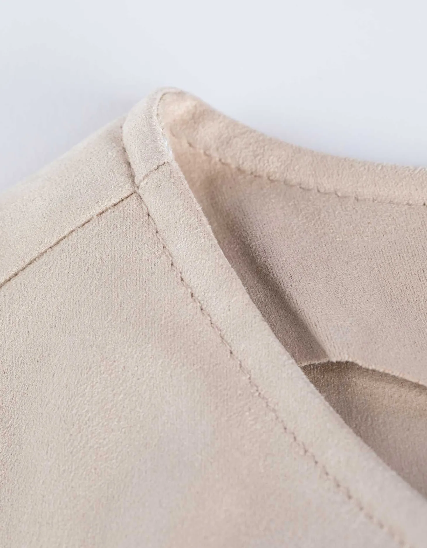 Jurk - Effen - beige