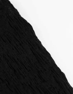 Jurk - Effen - zwart