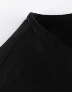 Jurk - Effen - zwart