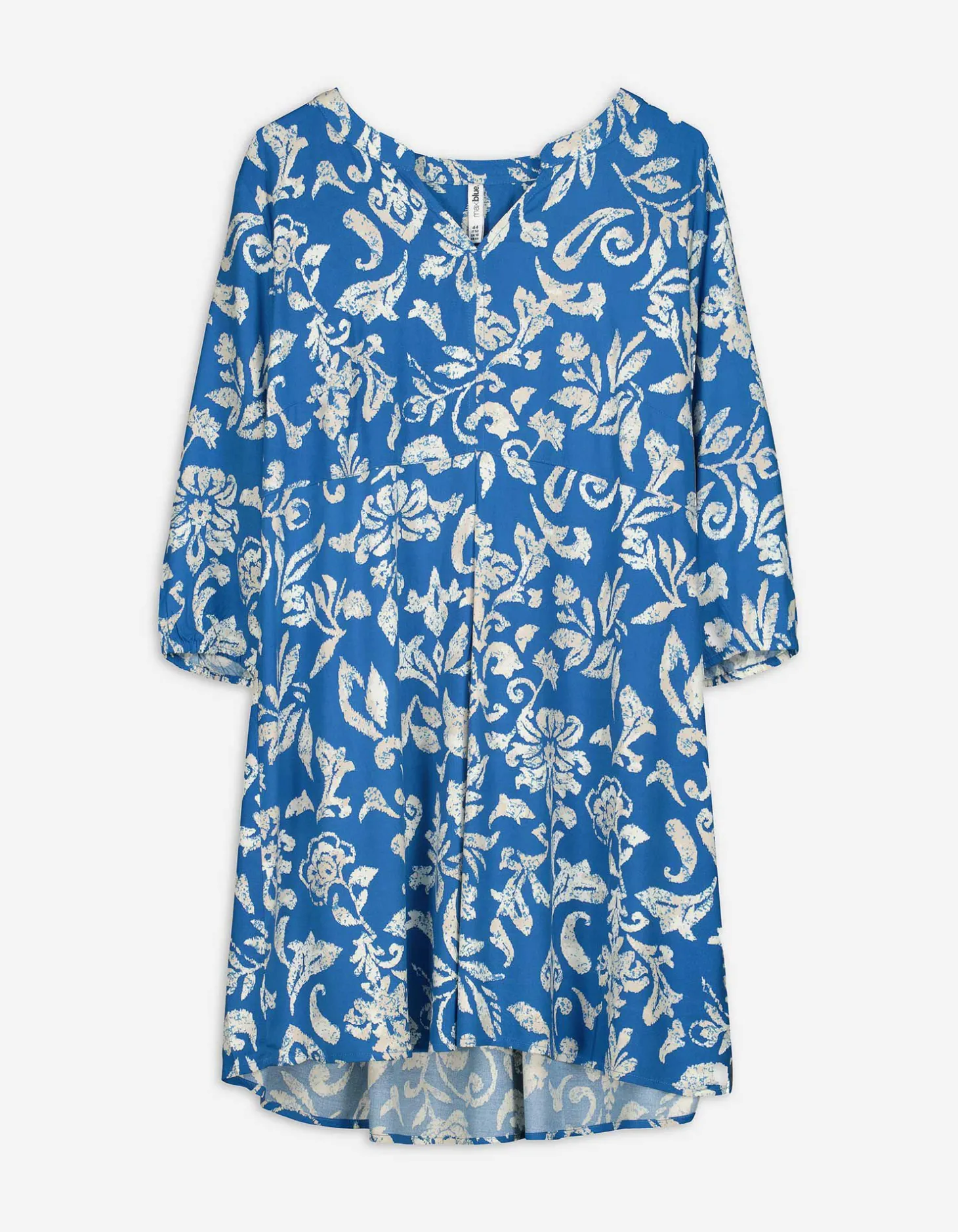 Jurk - LENZING™ ECOVERO™ - blauw