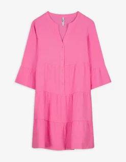 Jurk - Mousseline - pink