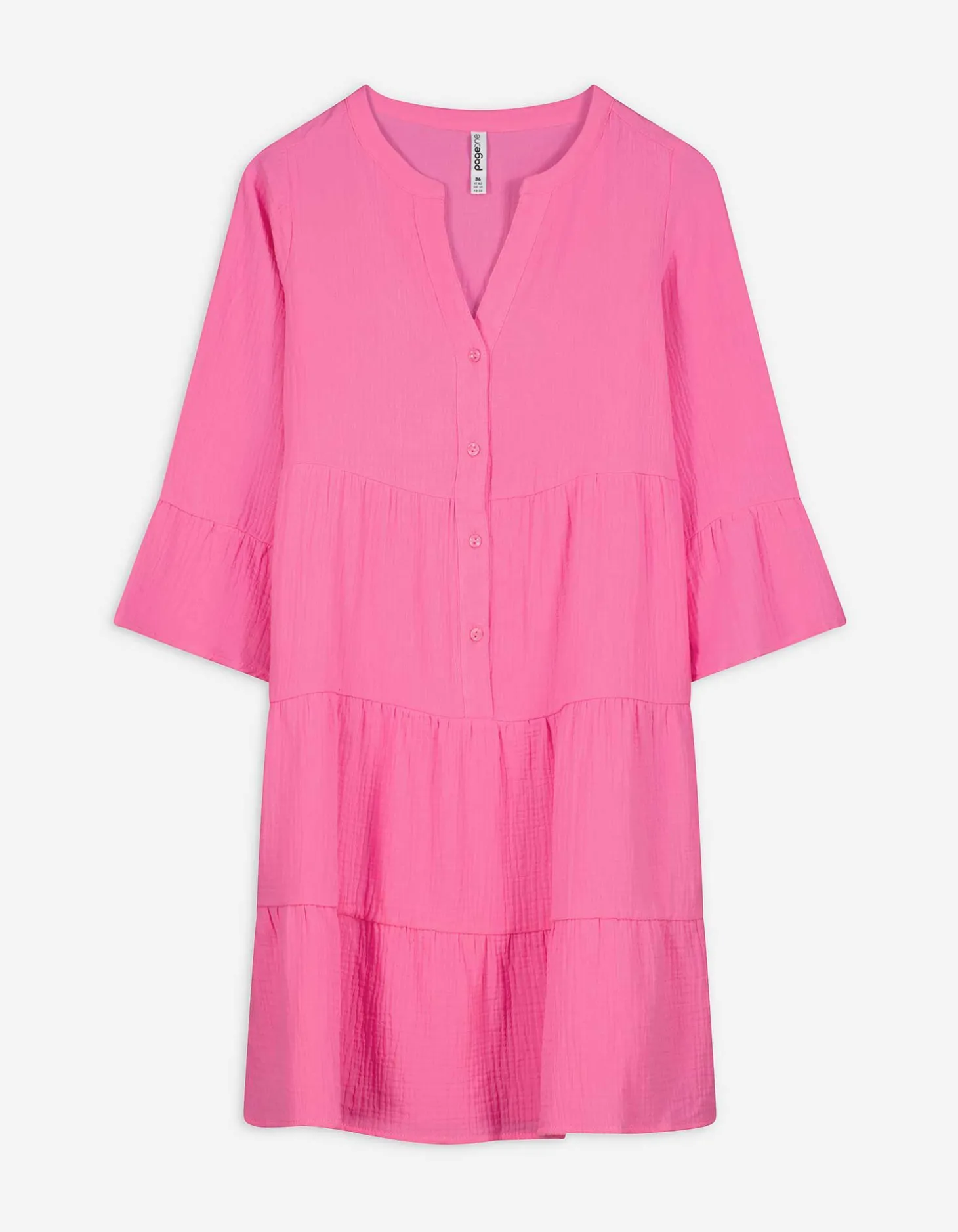 Jurk - Mousseline - pink