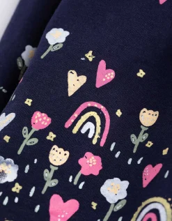 Jurk - Print - donkerblauw