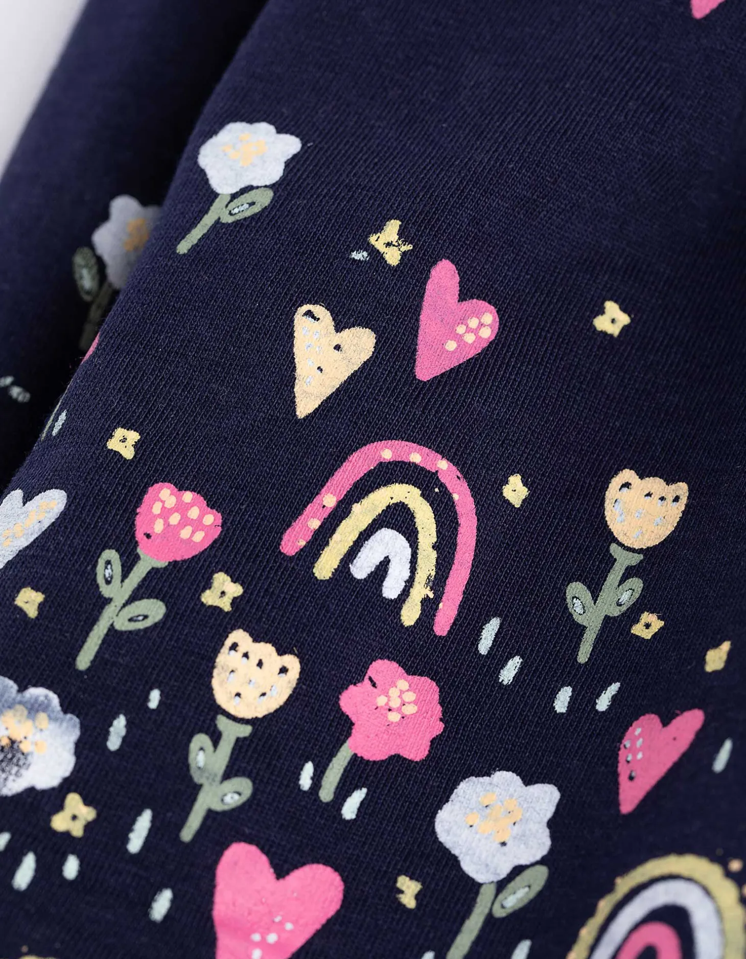 Jurk - Print - donkerblauw