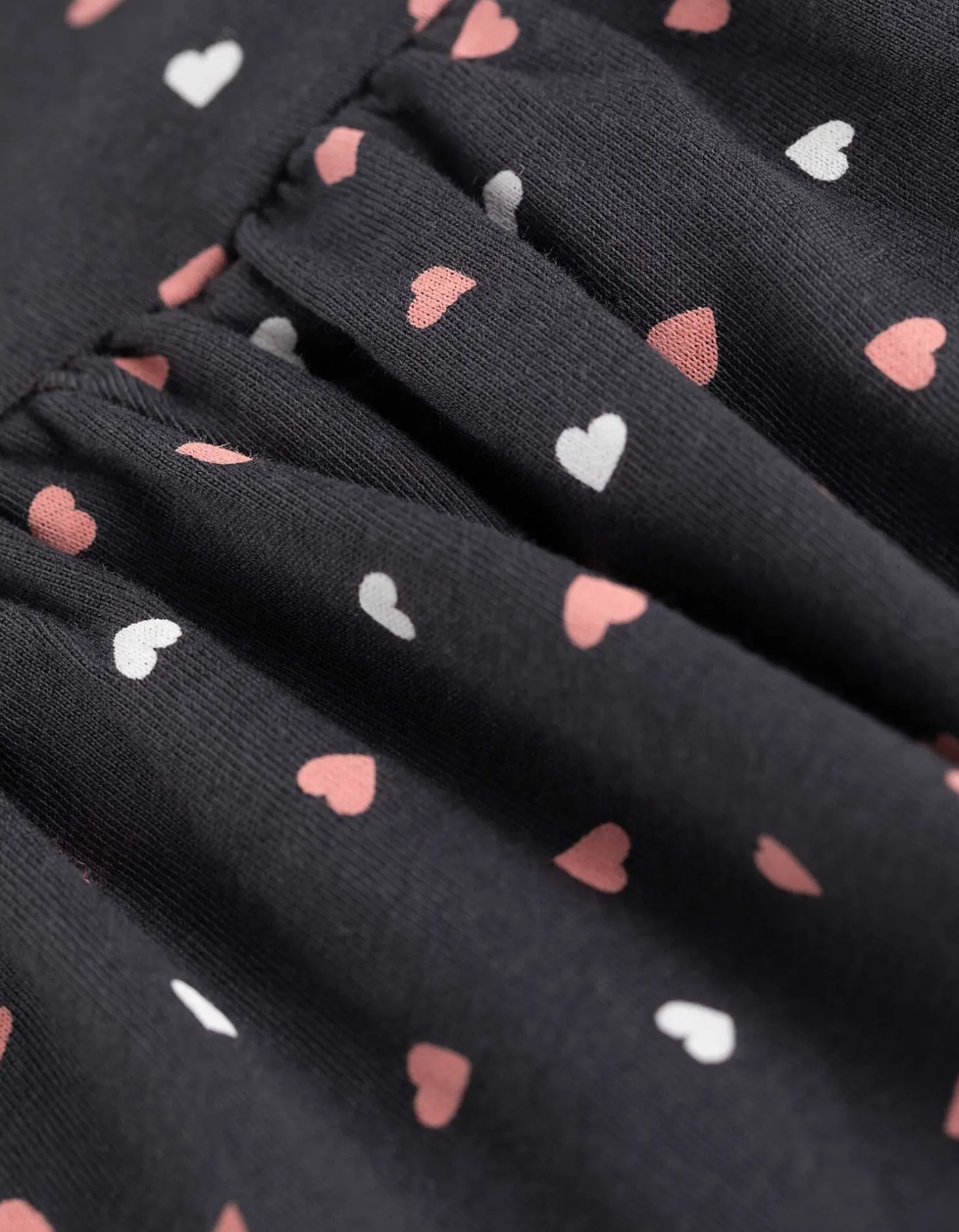 Jurk - Print all-over - donkergrijs