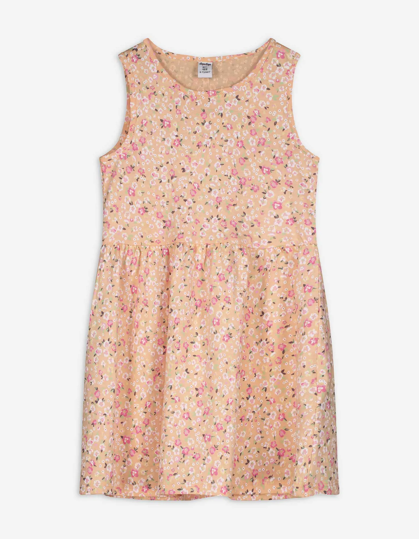 Jurk - Print all-over - oranje
