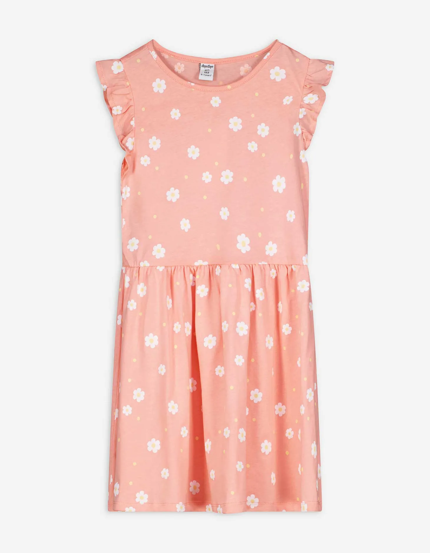 Jurk - Print all-over - oranje