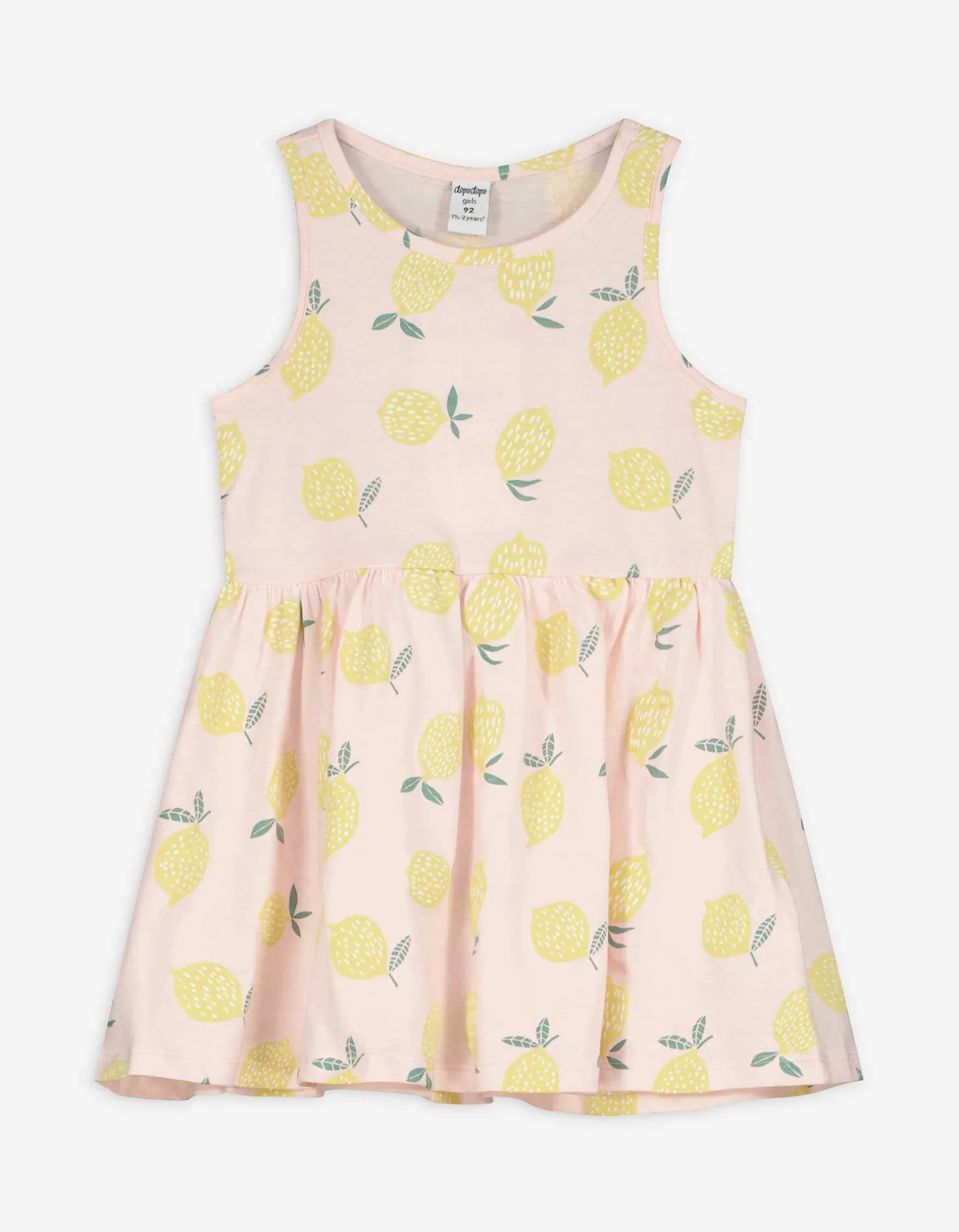 Jurk - Print all-over - roze