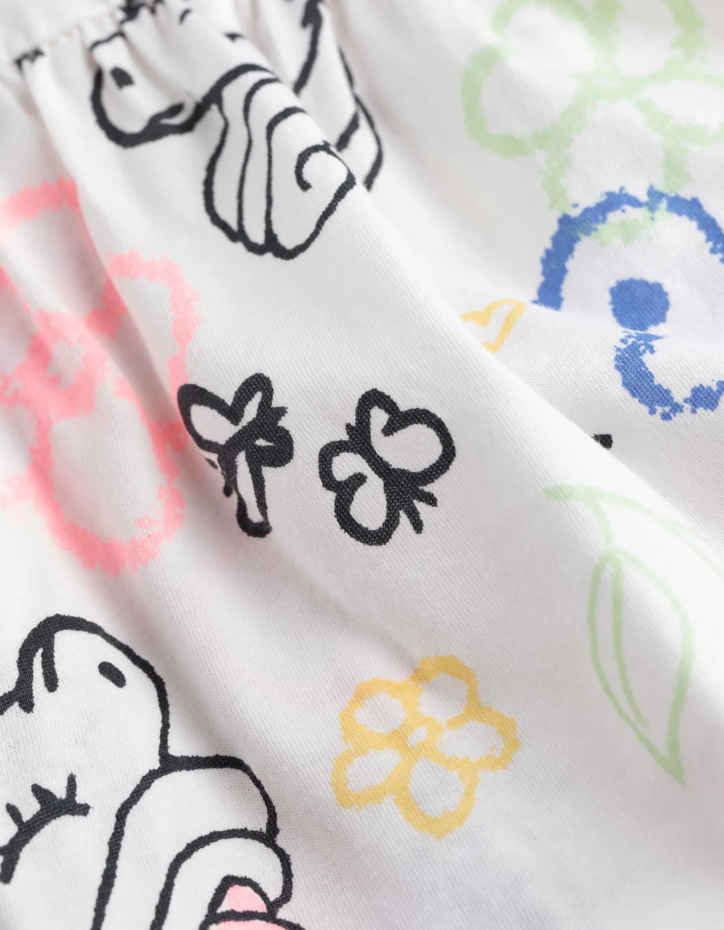 Jurk - Print all-over - wit