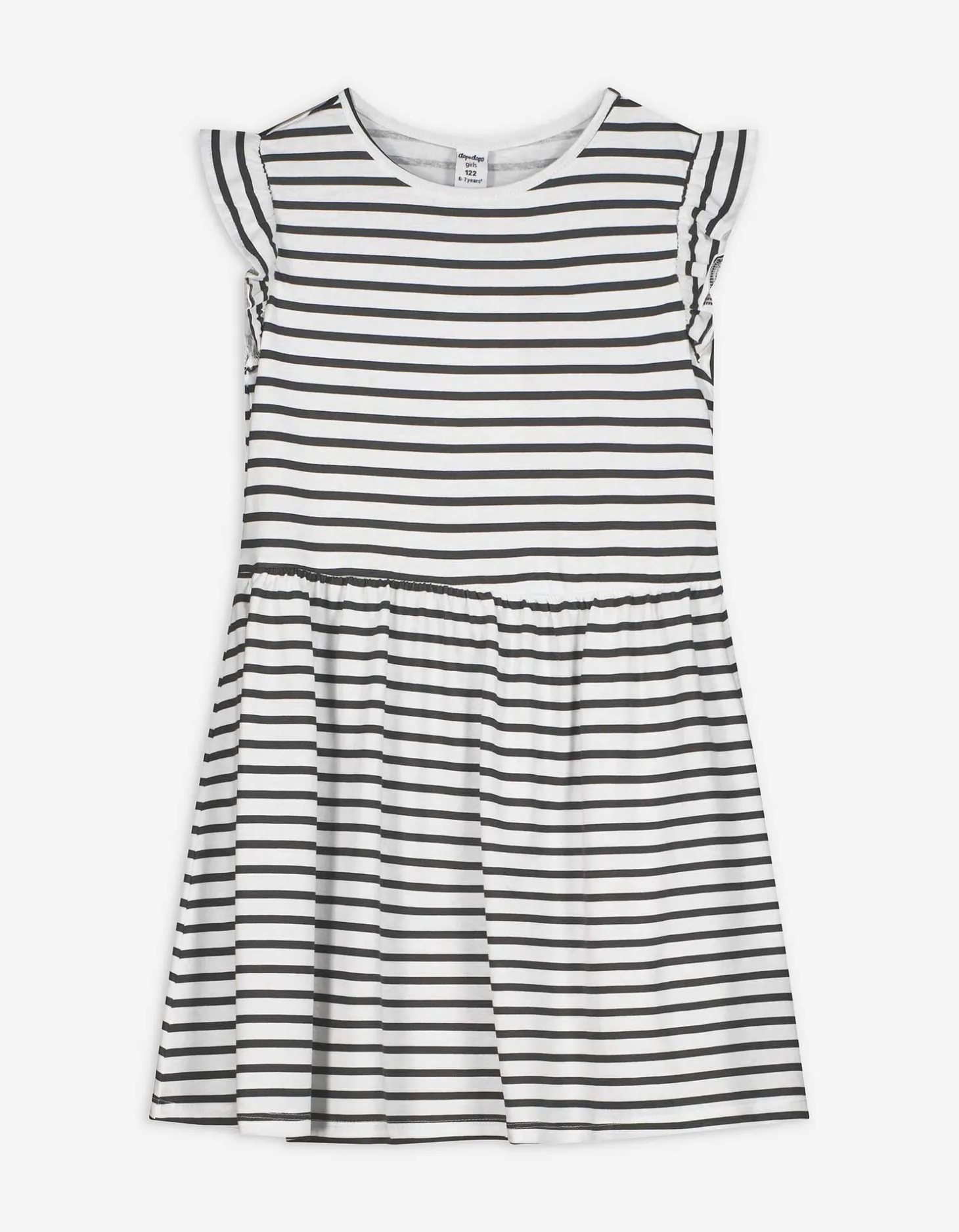 Jurk - Print all-over - wit