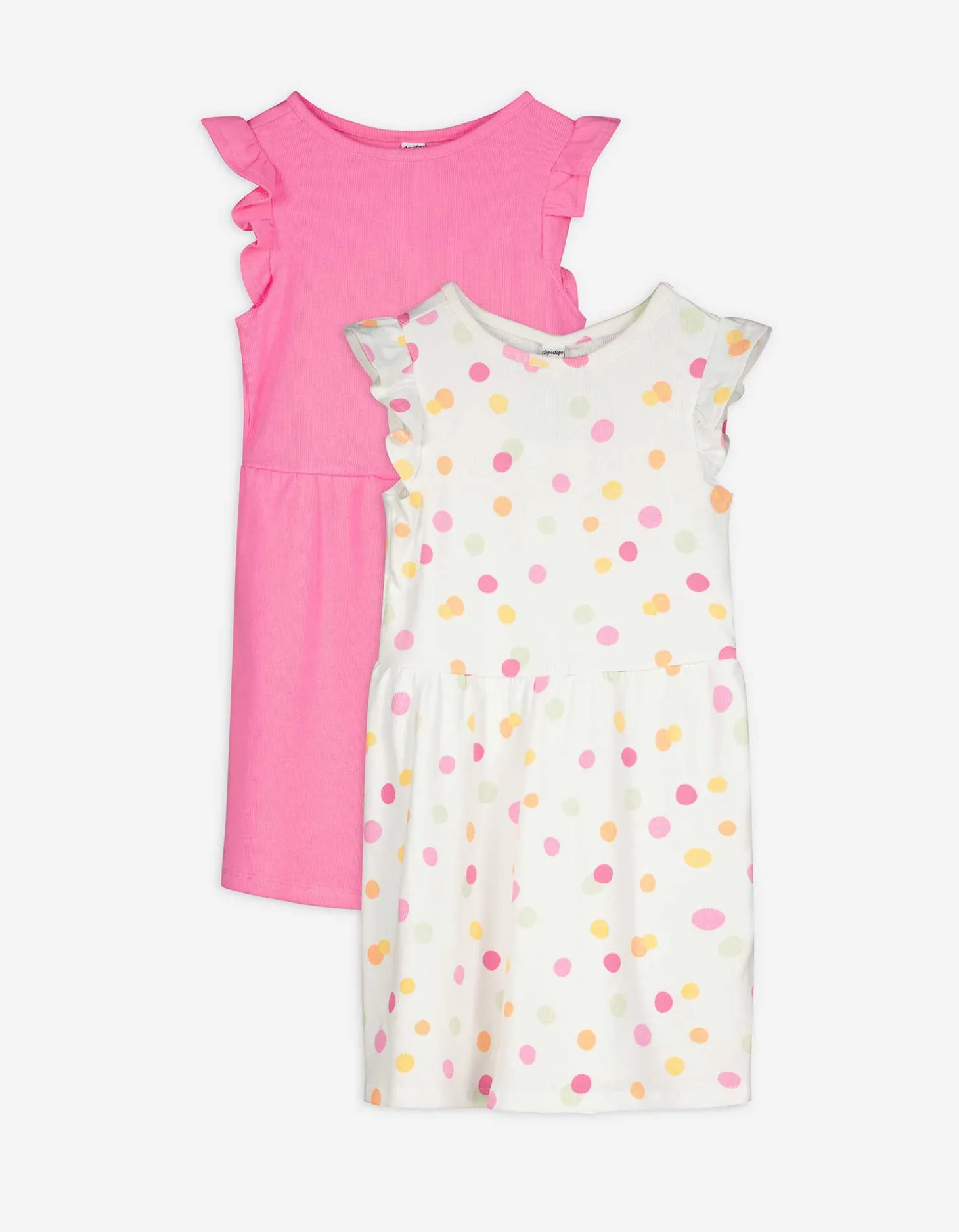 Jurk - Ribtricot - pink