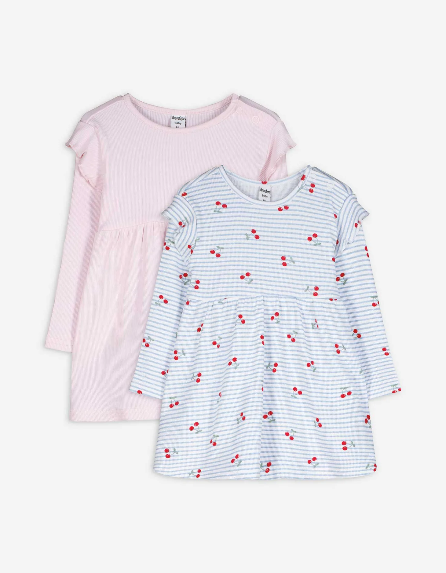 Jurk - Set van 2 - wit