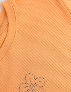 Jurk - Strass - oranje