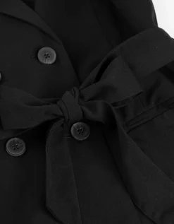 Lang vest - Viscose - zwart