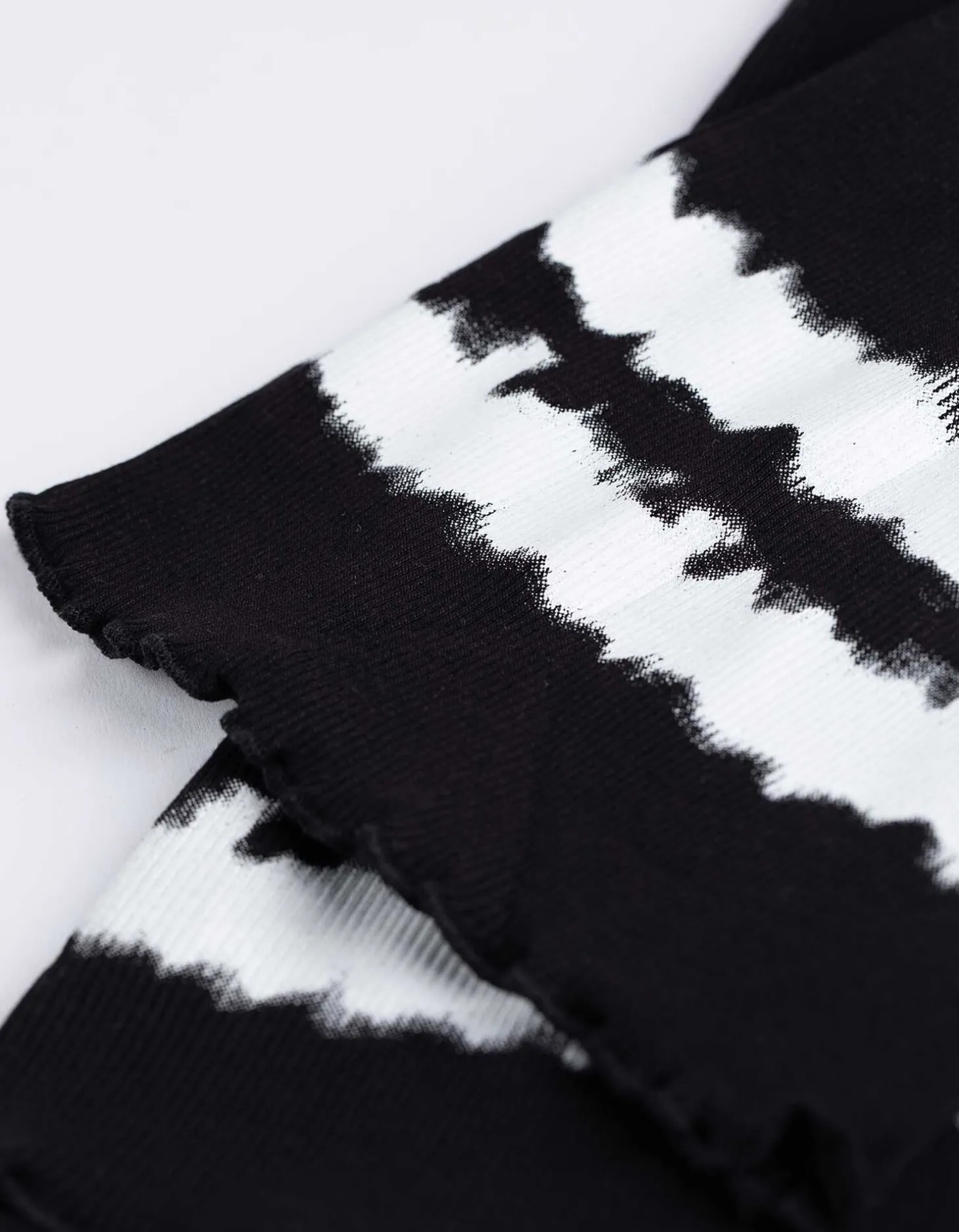 Legging - Gebatikt - zwart