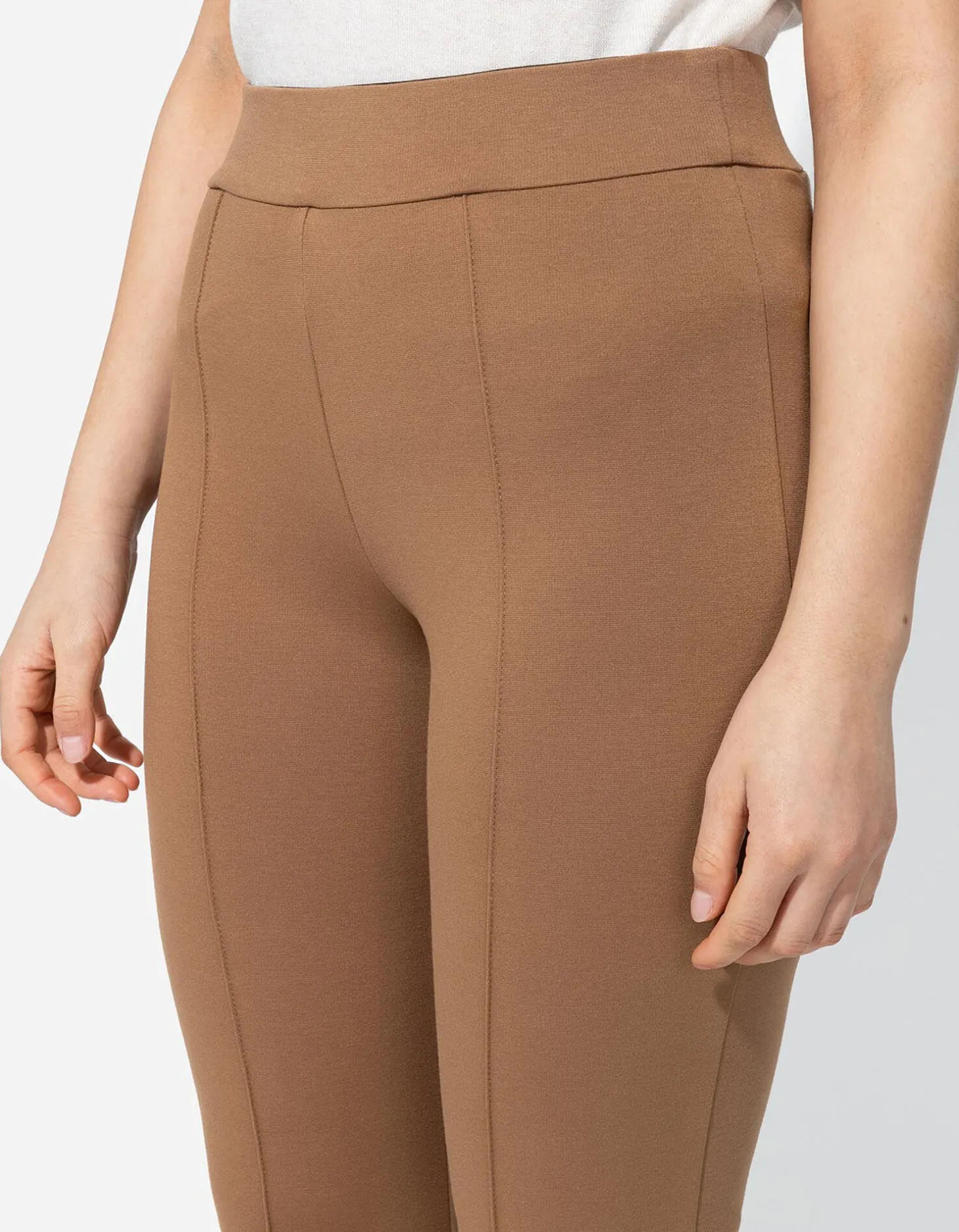 Legging - Plooi - bruin