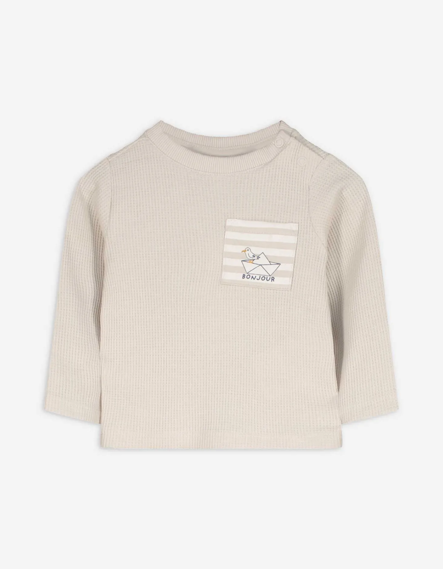 Longsleeve - Borstzak - beige