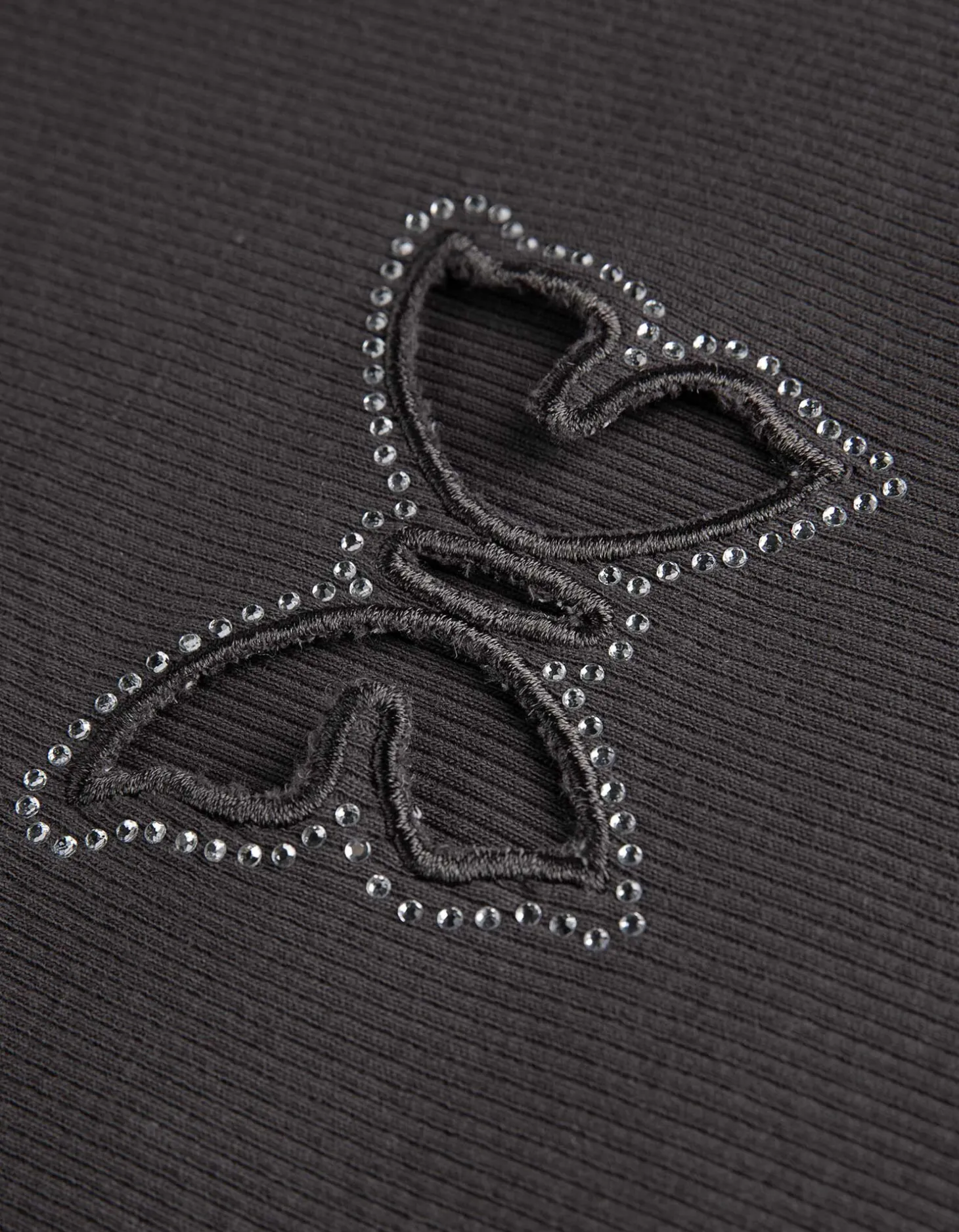 Longsleeve - Cut-outs - donkergrijs