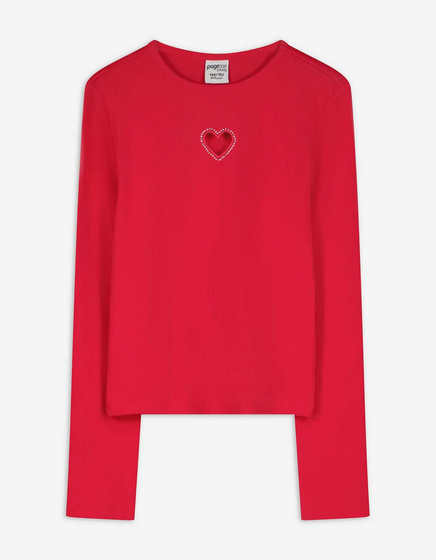 Longsleeve - Cut-outs - rood