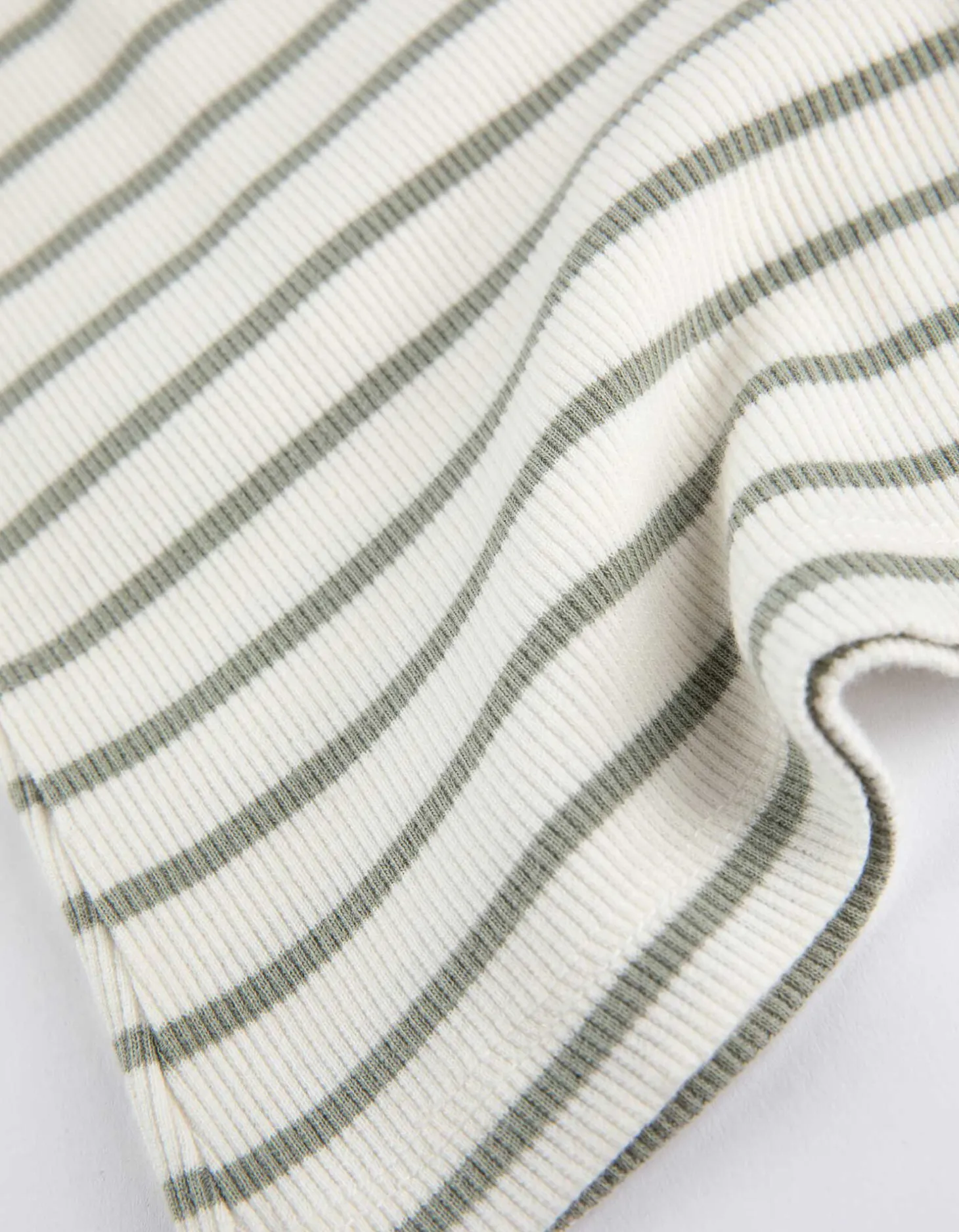 Longsleeve - Geribde structuur - wit