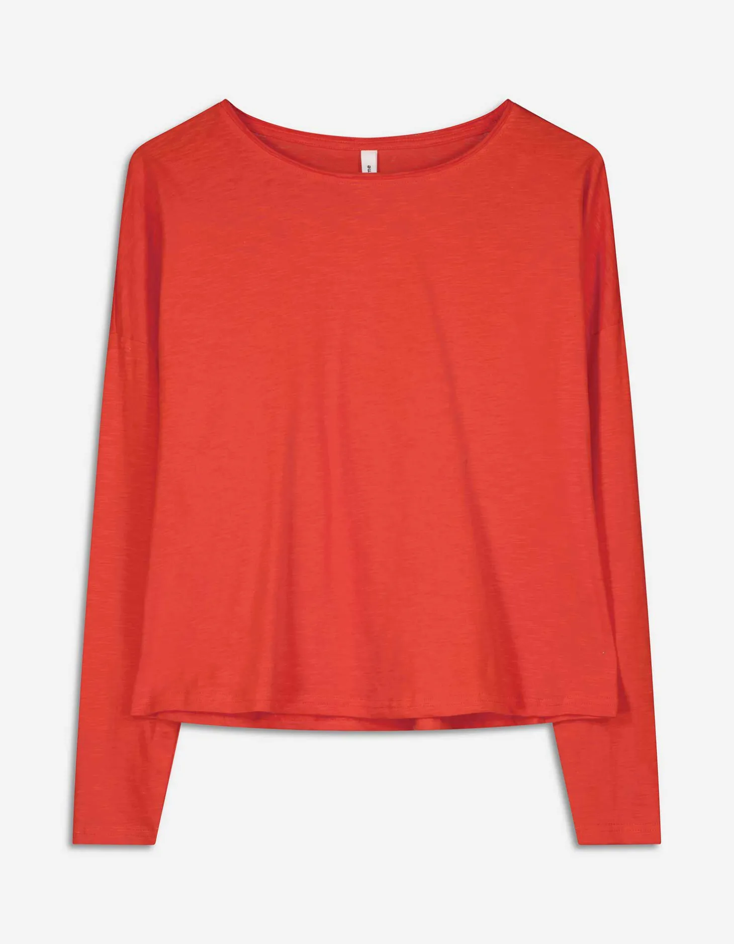 Longsleeve - Katoen - rood