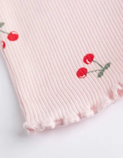 Longsleeve - Print all-over - roze
