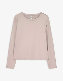 Longsleeve - Slim fit - beige