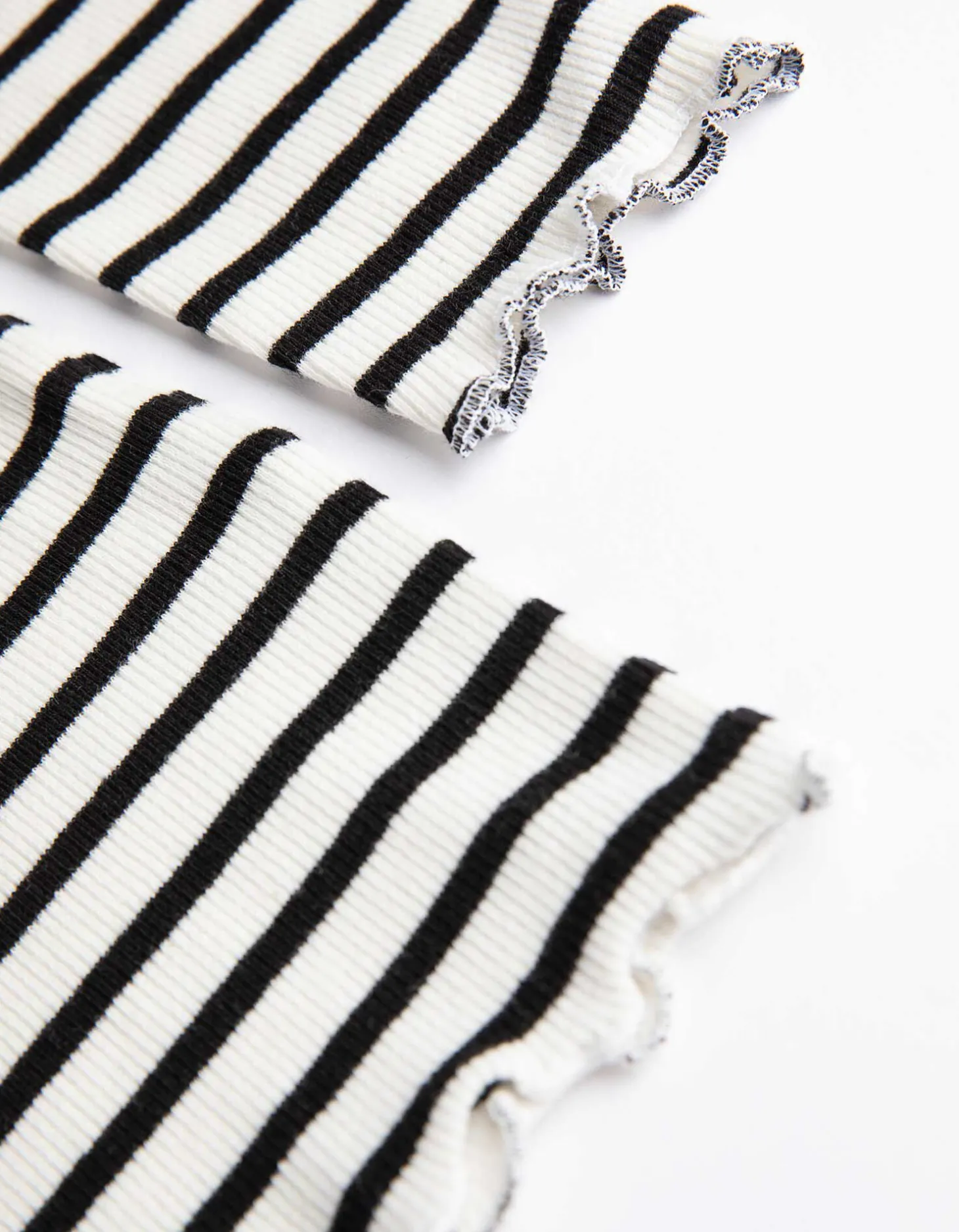Longsleeve - Strepen - wit
